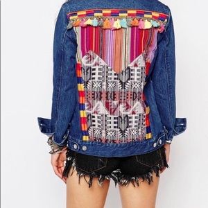 Embellished Denim Jean Jacket